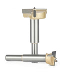 Pro Grade Self Centering Forstner Drill Bit Built For Dead Straight Accuracy With Tungsten Carbide Tip for woodworking, 23mm size.