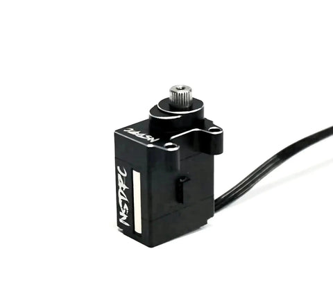 Top Shelf High Torque Nano Servo Designed For The Axial Scx30 Rc Crawler Featuring A Beefy Cnc Aluminum Casing side view
