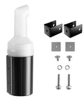Universal Golf Cart Sand Bottle With A Tight Secure Holder Featuring Hassle Free No Drill Install and accessories for mounting.
