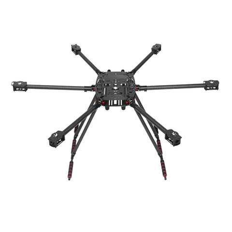Full Carbon Fiber FPV Frame Kit For ZD850 Pro With Foldable Arms And Unflappable Landing Gear, Lightweight DIY Hexacopter Frame