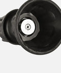 Close-up of a Two Pack 25 Degree Surface Cleaner Tips Orifice 1.5 1 Quarter Inch NPT Male Fitting Stainless Steel 304 nozzle