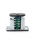Heavy Duty Spring Loaded Shock Isolators For AC And HVAC Units with green spring and sturdy base for vibration control