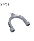 Two Pack Gray U Shape Drain Hose Holders For Washing Machines And Dishwashers Durable Plastic Hose Brackets