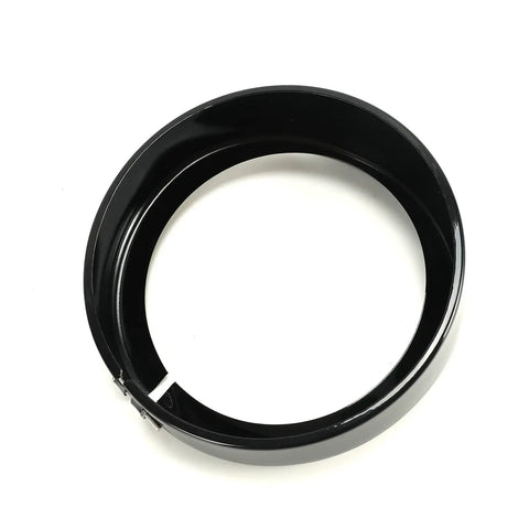 Gloss black 7 Inch Headlight Visor Trim Ring for Harley Davidson Touring Trike Road King Electra Glide Heritage