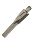 Rannb M5 countersink end mill bit with hex shank, HSS steel, side view