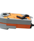 Straight Up Rock Solid Nrfa Rotary Actuator For Ventilation Valves with orange and gray design visible from the side.