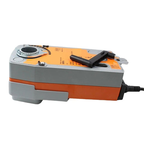 Straight Up Rock Solid Nrfa Rotary Actuator For Ventilation Valves with orange and gray design visible from the side.
