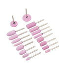 Knockout Polishing Head Wheel Hook Up With Abrasive Mounted Stone Points Electric Grinding Accessory Compatible With Dremel Rotary Tools Purple set of polishing bits for metal wood plastic engraving.