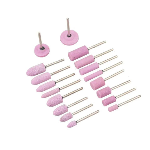 Knockout Polishing Head Wheel Hook Up With Abrasive Mounted Stone Points Electric Grinding Accessory Compatible With Dremel Rotary Tools Purple set of polishing bits for metal wood plastic engraving.