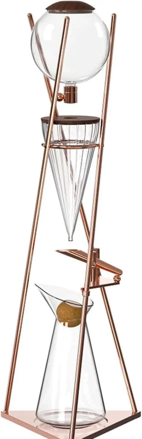 Craft Your Own Smooth Sippin Chilled Coffee With This Detachable Cold Brew Maker Featuring An 800ml Iced Drip Tower And Precision Nozzle.