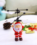 Hand Flying Ball Mini Induction RC Helicopter USB Rechargeable Toy Drone For Teens And Adults with Santa Claus figure