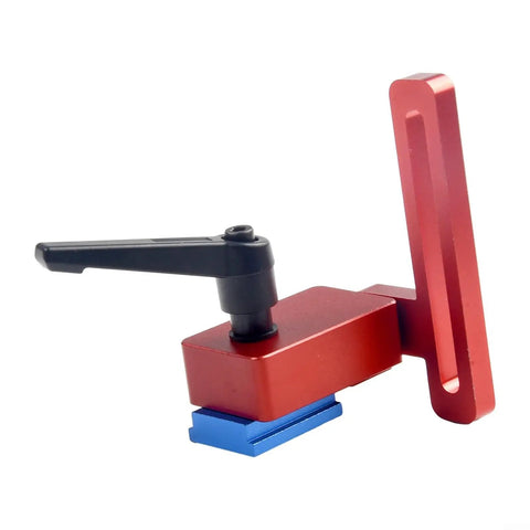 Red 30mm Miter Track T-Track Stop Limiter For Precise Woodworking Aluminum Alloy Positioning Jig And Table Saw Cut Guide