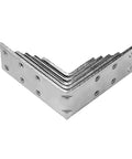 50 Pieces Steel L Shaped Right Angle Brackets Furniture Repair Plates Corner Braces Fasteners Set
