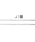 Beefy SBR20 Rail Kit 2200mm Linear Rails With Four SBR20UU Blocks For CNC Machines, includes mounting tools and hardware