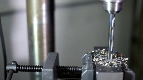 Reduced Shank High Speed Steel Drill Bit In Black And Gold Finish, Three Eighths Inch Shank, KFD Series drilling metal