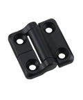 Torque hinge, black zinc alloy, for square damping hinges, 1 pc.