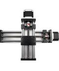 Heavy Duty Linear Rail Kit With Sliding Table Ball Screw Drive And Nema 23 Stepper Motor Driver top view showcasing precision assembly components.