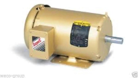 General purpose 3-phase AC motor single unit, 5 HP, 1750 RPM, 184TC frame, TEFC enclosure, 60 Hz, shown in gold casing