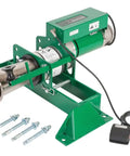 Greenlee Ut10 Pulling Package With Heavy Duty Floor Mount for Pro Electricians, features strong steel mount and control foot pedal.