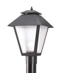 Outdoor Post Light Fixture Fits 3 Inch Lamp Posts With E26 Base Waterproof Lantern Anti Rust Durable Yard Pathway Driveway Patio