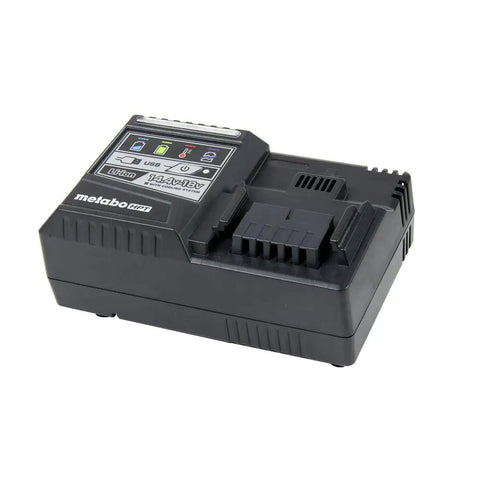 MultiVolt Battery And Charger Starter Kit For 36V And 18V Tools, 8Ah 18V And 4Ah 36V, Lithium Ion, Slide Style, Charger With Built In USB Port, Rapid Charge, Compatible With Hitachi And Metabo HPT 18V Tools