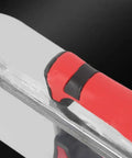 Pro Grade Stainless Steel Pool Trowel For Concrete And Plaster, 10 Inch By 3 Inch, soft grip handle detail