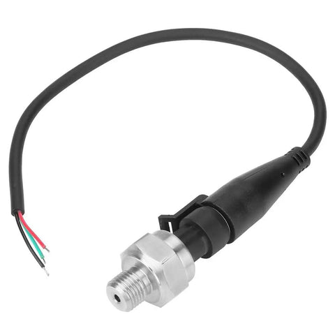 Stainless Steel Pressure Transducer With G1/4 Inch Port Analog Output 5V 0.5-4.5V Or 0-5V For Water Gas Oil 0-80 PSI One Percent FS Accuracy Easy Mount Built Tough Sensor