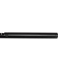 Side view of Refillable 4,500 PSI PCP Air Cylinder, 132cc Tank with One Eighth Inch Foster Quick Connect and M16x1.5 Threads for NitroAir Compatible Airguns