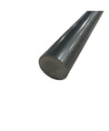 Close-up of One And Three Eighths Inch Round Rod 11 Inch Length 12L14 Steel Weldable Metal For DIY Projects Prototyping Crafting Repair And Home Improvement Metalworking Supplies.