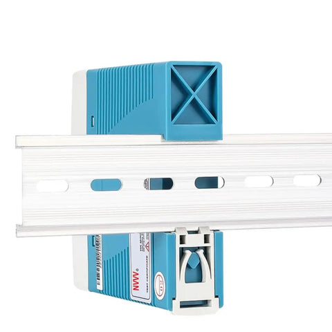 24V 1A DIN Rail AC To DC Power Supply, 24W, Compact 1.5 Inch Module, universal input mounted on DIN rail