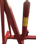 Heavy-Duty 2 Ton Hydraulic Engine Hoist Cherry Picker with 6 Swivel Casters foldable design close-up of hydraulic cylinder