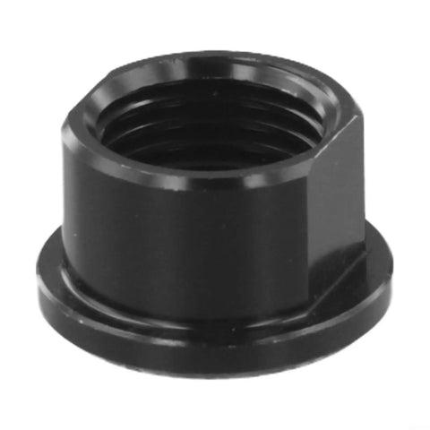 Thru Axle Nut M15xP1.5mm Aluminum Alloy Front And Rear Hub Cap Replacement For Cycling Wheel Shaft Fastener Black