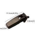 ABS Tailgate Hinge Replacement Kit For Your Ride, black hinge with measurements, durable rear door hinge to prevent drops