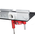 Tough as Nails Router Table Insert Plate With Heavy Duty Lift Base Support Rod Kit for woodworking, features metal and plastic components.
