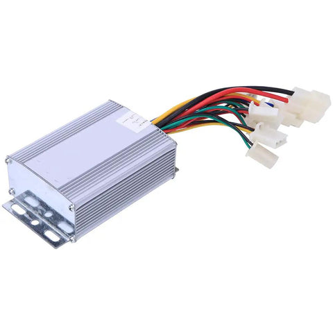 Beefy 500W Brushed Motor Controller For 36V Electric Bikes With Aluminum Alloy Housing And Heat Dissipation Grooves