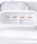 Close-up of Built Tough Fuel Pump Module Assembly electrical connector with three copper terminals for reliable performance.