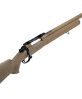Mil Inspired M24 Airsoft Rifle With Cycling Action Elite Scout Style Tan Finish Rifle Only No Optics Or Battery Included