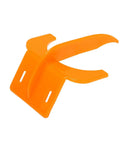 Upgrade Your Juice Game With 2x Electric Remover Lemon Juicer Extractor Parts Including Cutter And Peeler For Xc-2000e Series Kitchen Appliance Components. Orange plastic cutter peeler set for efficient juicing.