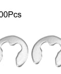 300-piece Stainless Steel External Circlips E Clip Set For 6mm Shafts 1mm Thick Heavy Duty Snap Rings Retaining Rings