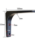 Heavy Duty Triangle Steel Shelf Bracket Rock Solid Right Angle Wall Mount 300mm x 250mm dimensions with rustproof finish