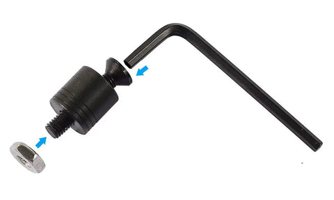 Quick Detach Swivel Stud Base Adapter Kit Built From Black Phosphated Steel With Electrophoresis Finish For Ultra Tough Strength