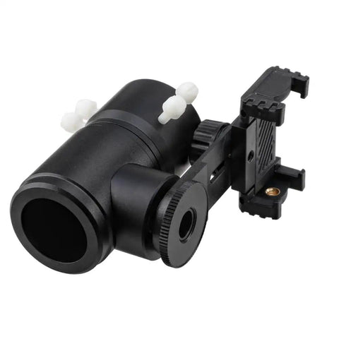 Rifle Scope Mount Camera Adapter For Smartphones For Hunting And Birding With Dual Viewing Angles and 90 Degree Observation, aluminum