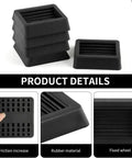 Grippy Silicone Furniture Pads For 1 To 4 Inch Wheels Keeps Office Chairs Beds And Couches From Sliding On Carpet Or Hard Floors Protects Surfaces With Durable Caster Cups Safe Non Slip Grips 5 Pack shown in stacked view