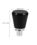 Black metal spring plunger pin with smooth operation, 1.8cm wide, for workshop locking and heavy duty applications.