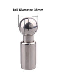 Pro Grade CIP Tank Cleaning Ball With 360 Degree Spray Pattern Half Inch Female NPT Thread Stainless Steel 304 38mm Ball
