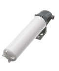 Essential Easy Clear Water Filtration System With 10000 Gallon Capacity busts out sediment and chlorine taste, slim white filter.
