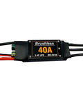 Two Pack 40A Brushless ESC For RC Drones Planes And Helis With XT60 Connector And 3.5mm Bullet Plugs 5V 3A BEC