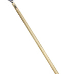 Long Handle Harvest Sickle For Weeding And Harvesting 32 Inch Stand Up Weeding Tool With Serrated Japanese Stainless Steel Blade