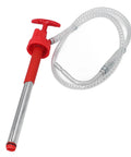 Top Notch Portable Transfer Pump For 20L Drums That Handles Engine Oil And Fluids With ease, Featuring Durable Stainless Steel Build.