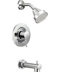 Chrome Eco Performance Posi Temp Tub And Shower Trim Kit With Shower Head Lever Handle And Tub Spout Easy Install Valve Required
